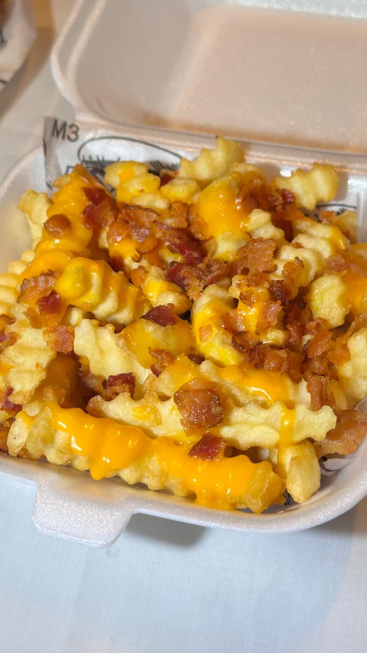Papas cheddar bacon